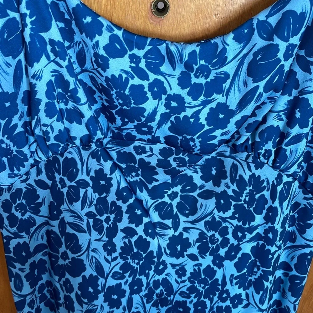 Skatie Vibrant Blue Floral Mini Dress - Picture 3 of 11